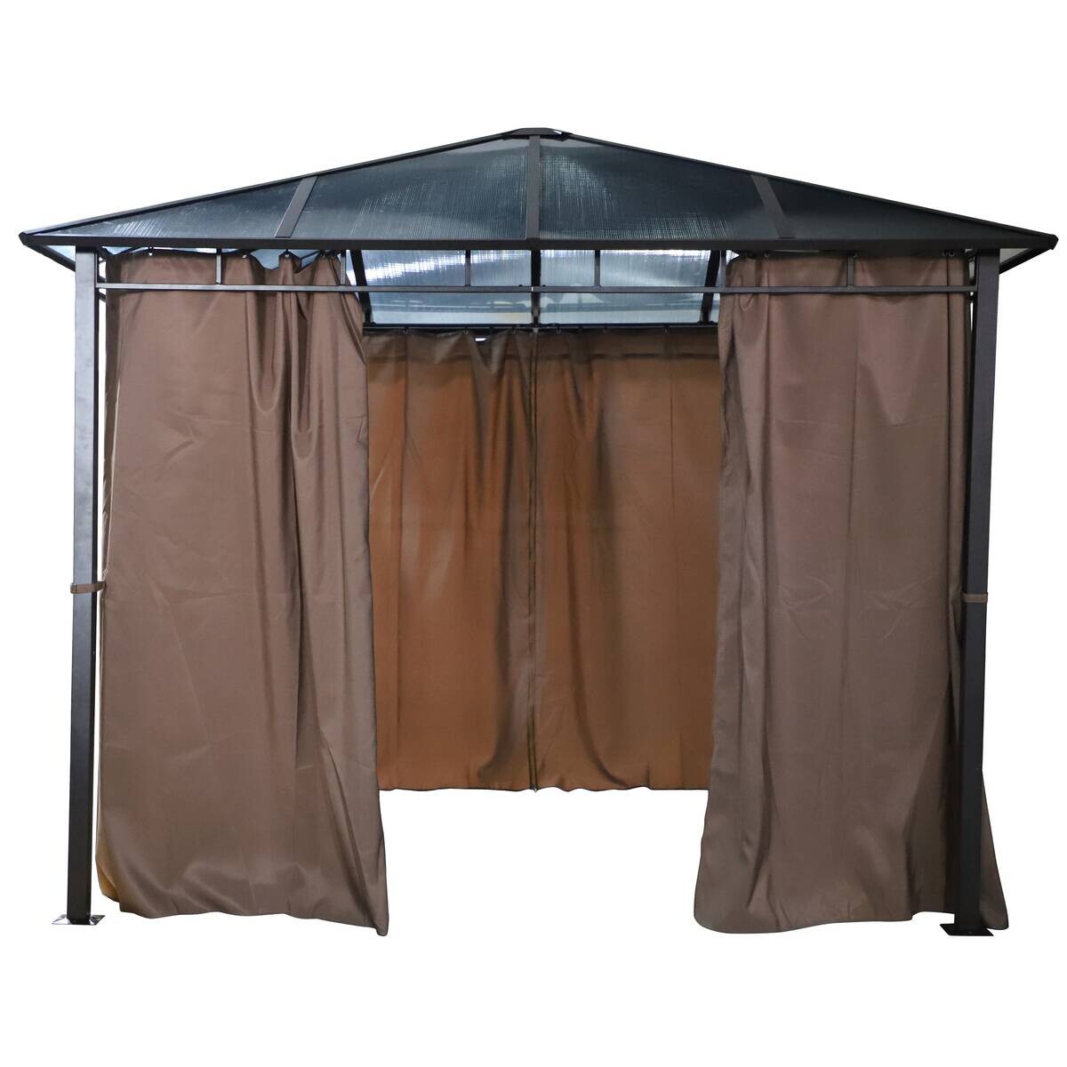 Pavillon Xenia grau Stahl B/H/L: ca. 300x270x300 cm