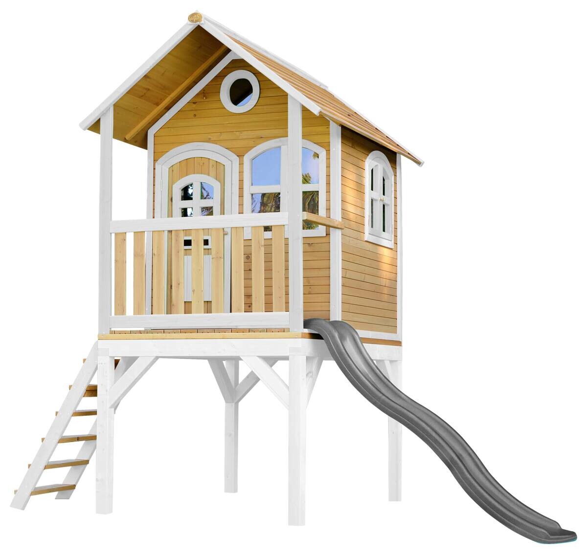 AXI Spielhaus Laura weiß B/H/L: ca. 318x272x191 cm