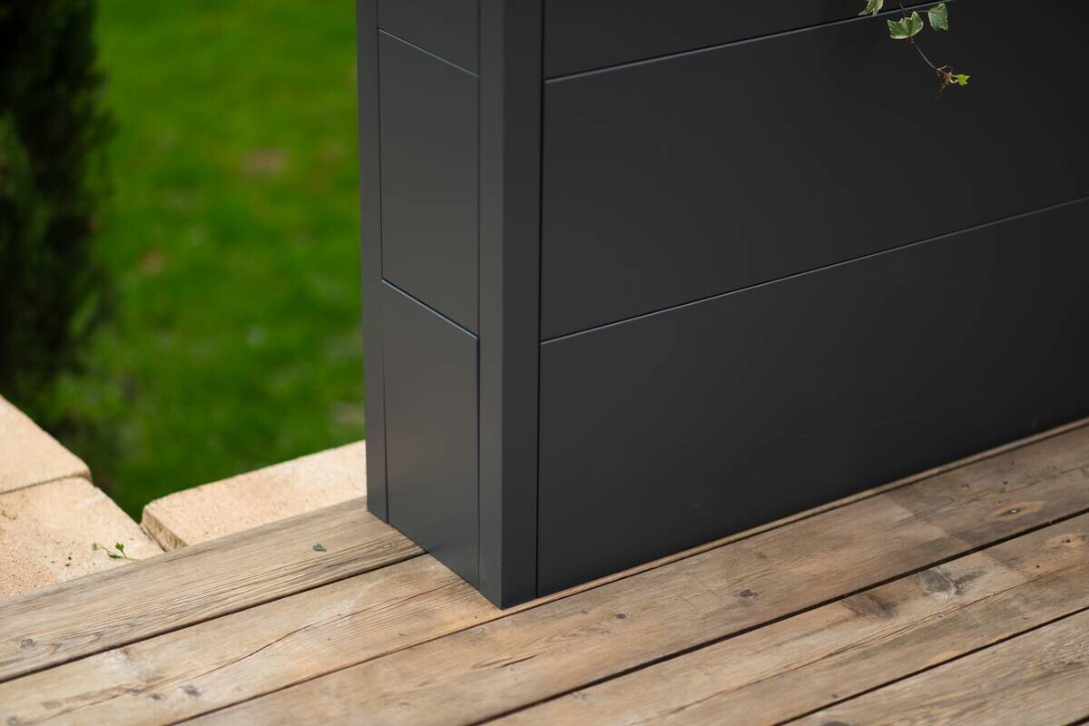 Westmann Pflanzkasten Talus anthrazit Metall B/H/T: ca. 100x77x25 cm