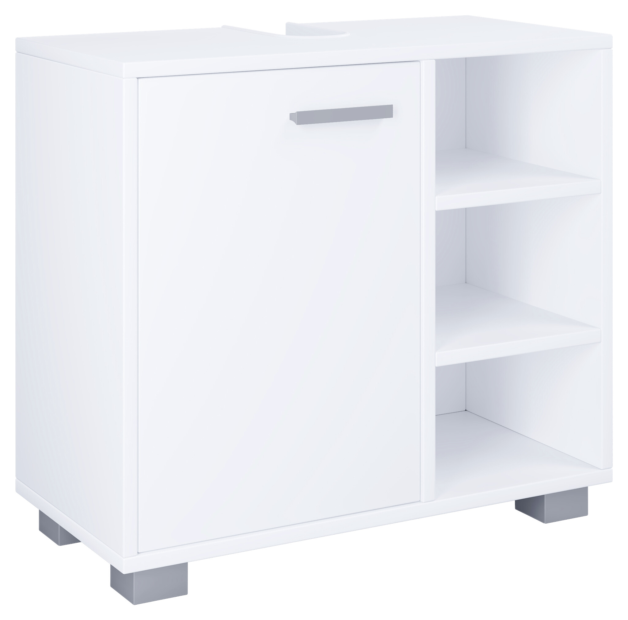 Waschbeckenunterschrank Zalo weiß B/H/T: ca. 60x55x30 cm