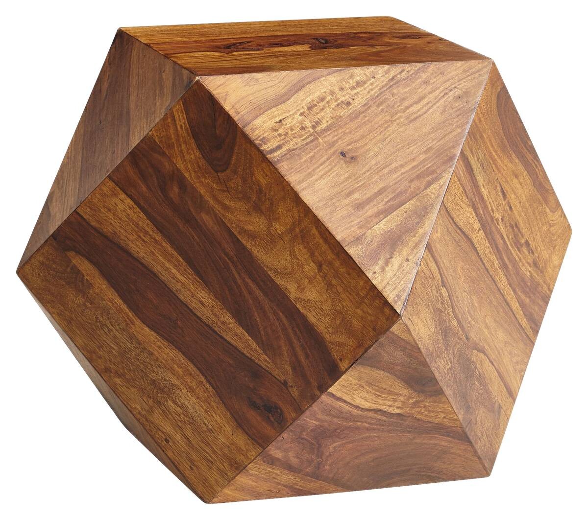 Wohnling Couchtisch braun B/H/T: ca. 43x57x57 cm