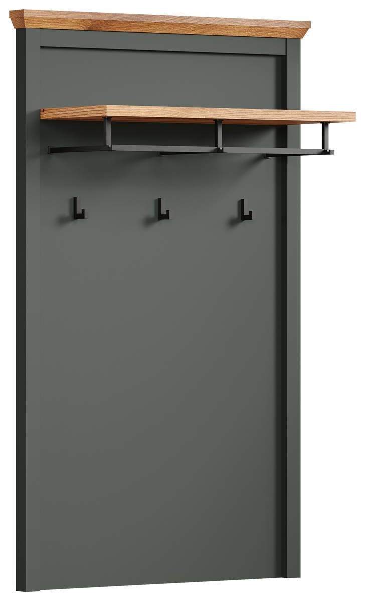 Garderobenpaneel Stanton tannengrün Eiche Evoke Coast Nachbildung B/H/T: ca. 77x123x28 cm