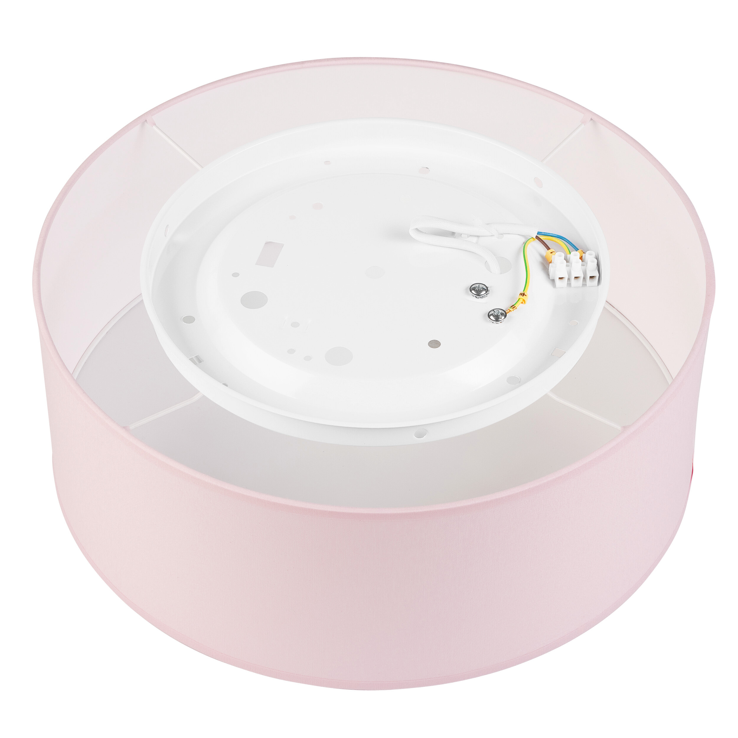 Lamkur Deckenleuchte pink Stahl B/H/L: ca. 38x17x38 cm 1 Brennstellen