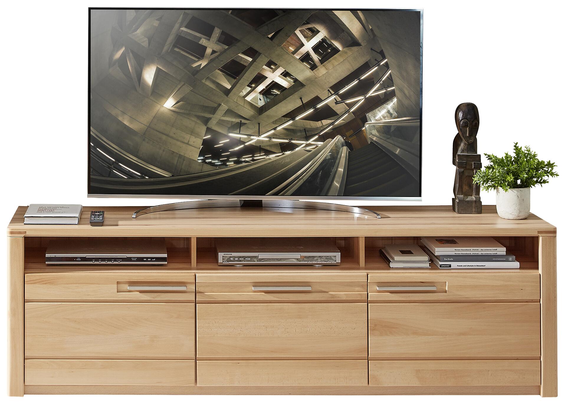 TV-Lowboard Nature One buche Nachbildung B/H/T: ca. 190x58x45 cm