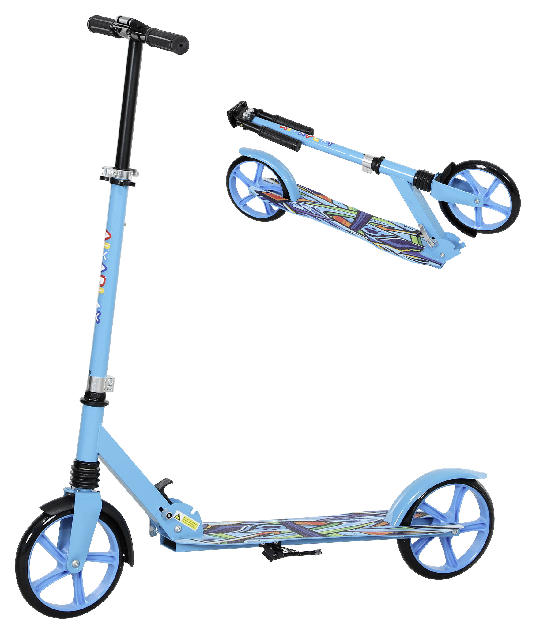 AIYAPLAY Kinderscooter blau B/H/L: ca. 38x103x94 cm