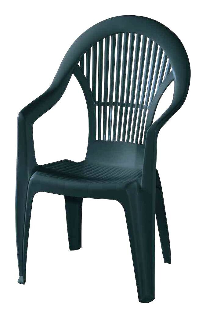 ProGarden Stapelsessel Vega grün Kunststoff B/H/L: ca. 54x93x57 cm