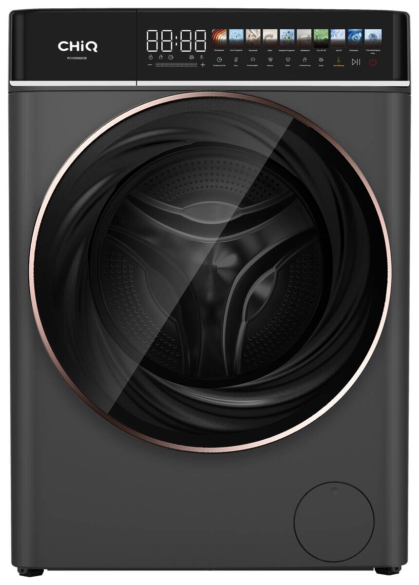 ChiQ Waschmaschine PO10WMADB grau B/H/T: ca. 60x84,7x57,7 cm