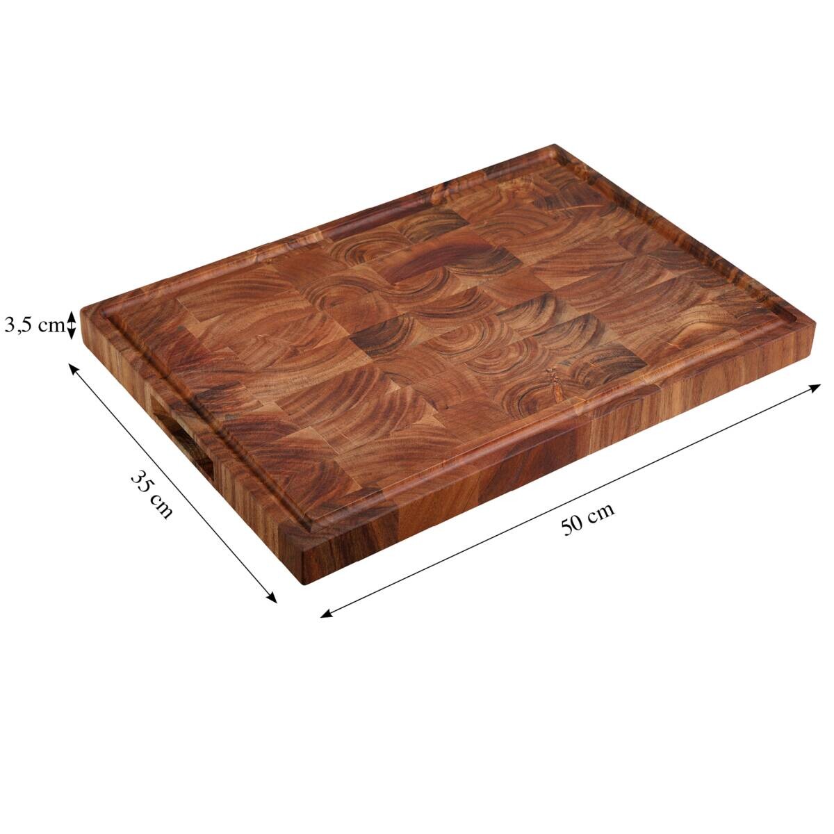 Kesper Tranchierbrett natur Akazie B/H/L: ca. 35x3,5x50 cm