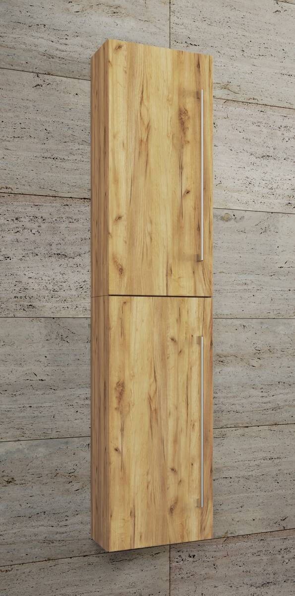 Hochschrank Badinos Eiche Honig Nachbildung B/H/T: ca. 33x150x22 cm