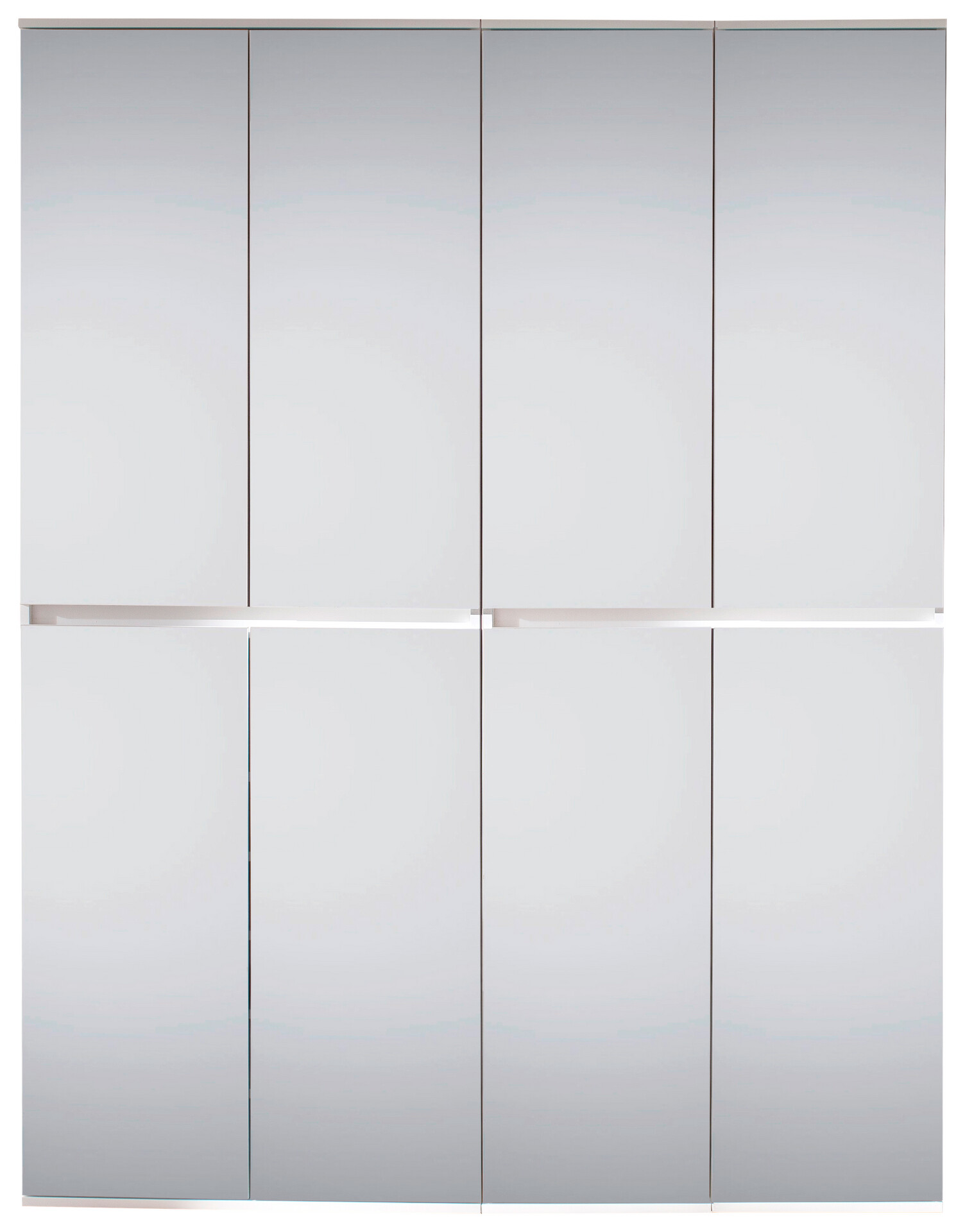 Garderobenschrank Mirror weiß B/H/T: ca. 148x191x34 cm