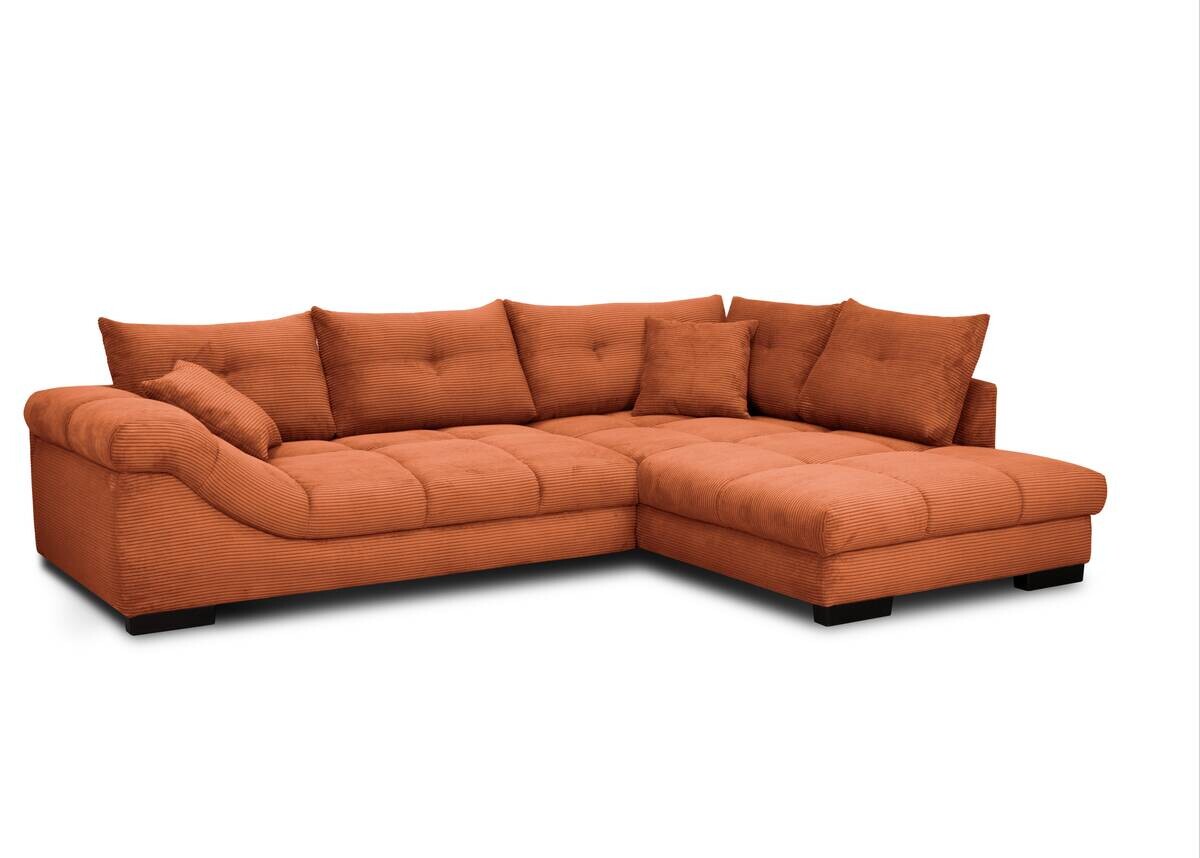 Ecksofa terra Microfaser B/H/T: ca. 318x92x227 cm