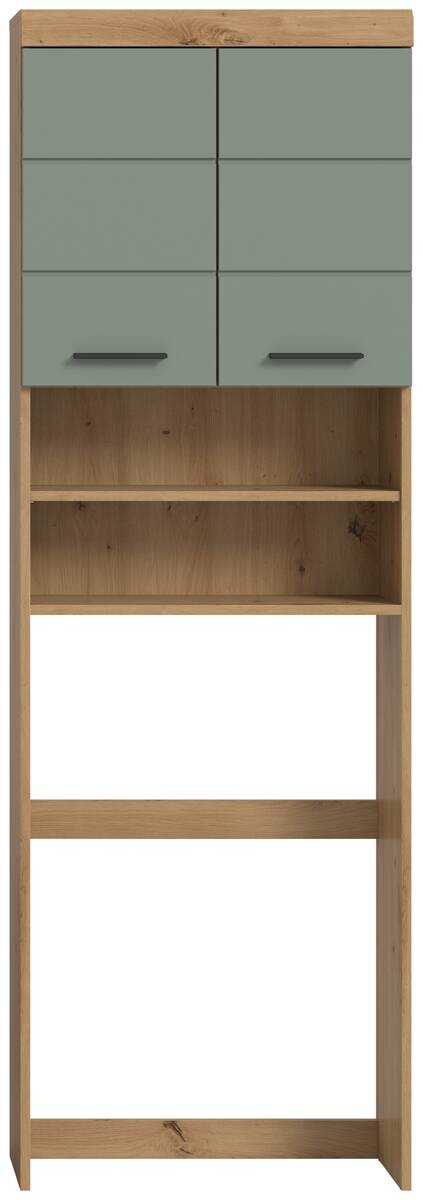 Waschmaschinenumbauschrank Scout Eiche Artisan Nachbildung salbei Nachbildung B/H/T: ca. 63x191x24 cm