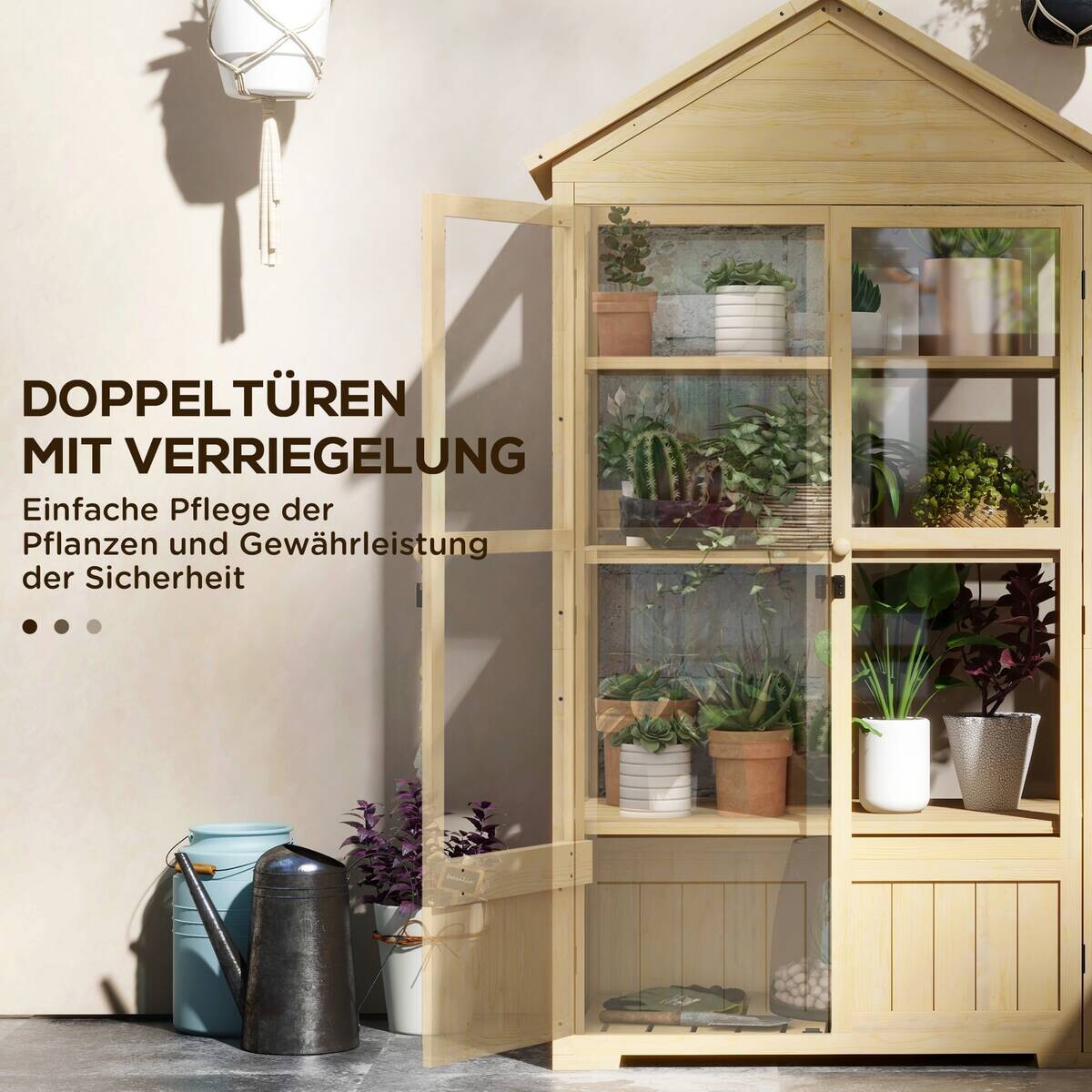 Outsunny Gewächshaus B/H/L: ca. 56,5x100x178 cm