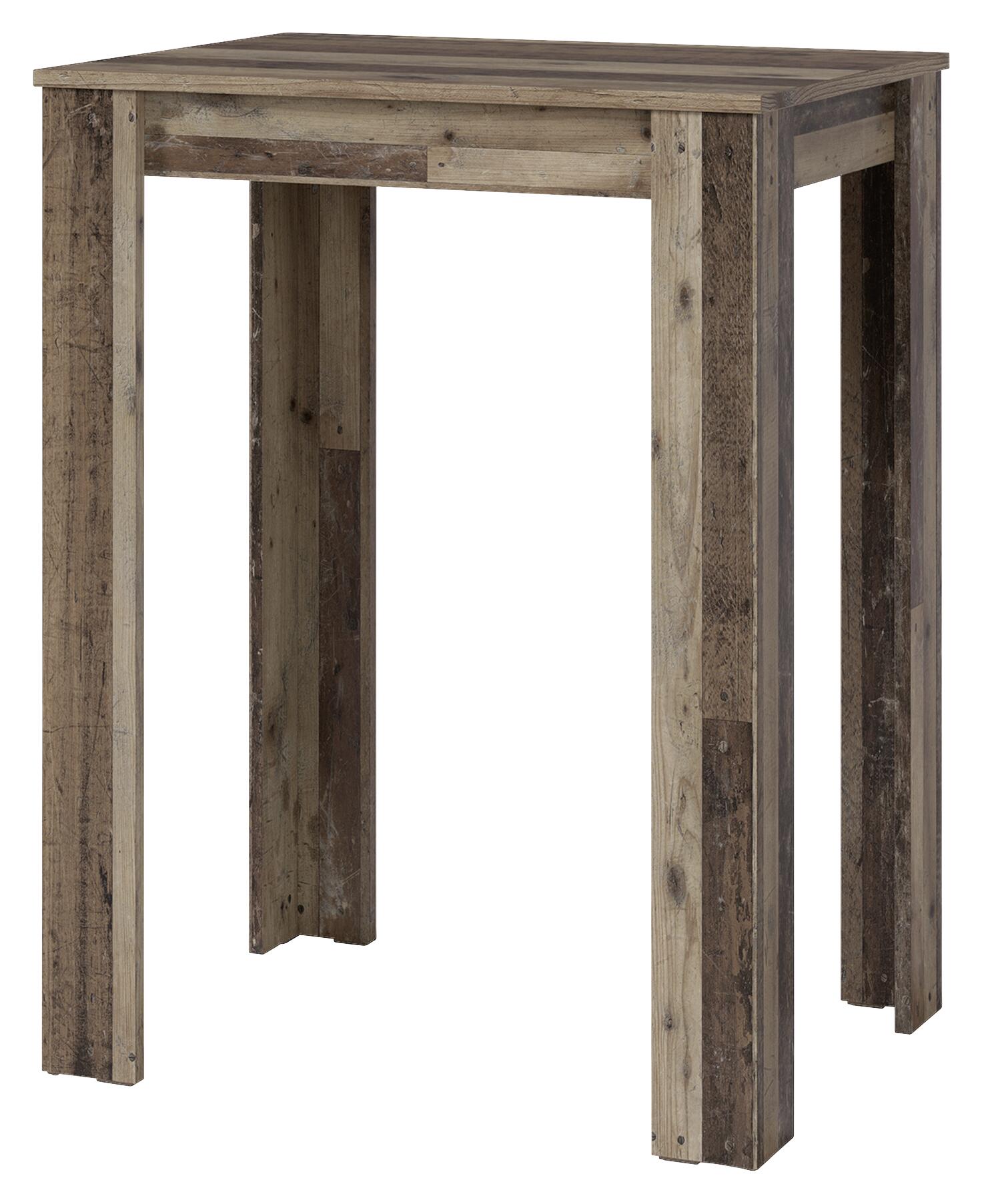 Bartisch NELE Eiche Old Wood Nachbildung Holzwerkstoff B/H/T: ca. 80x104x60 cm