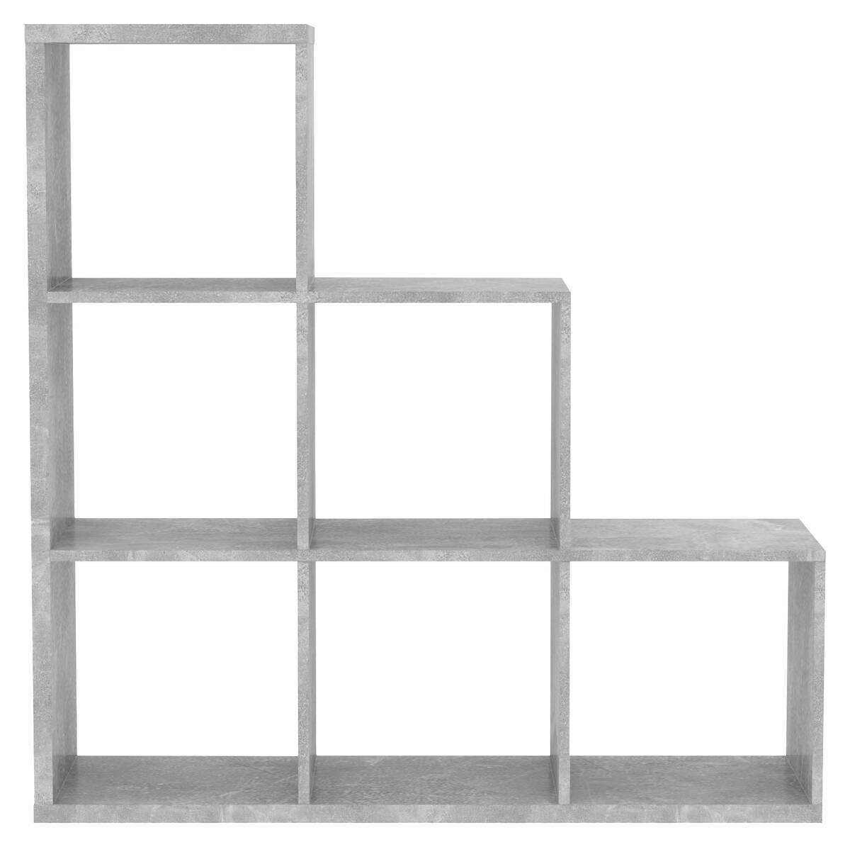 Stufenregal Max Step Beton Optik B/H/T: ca. 106x107x33 cm