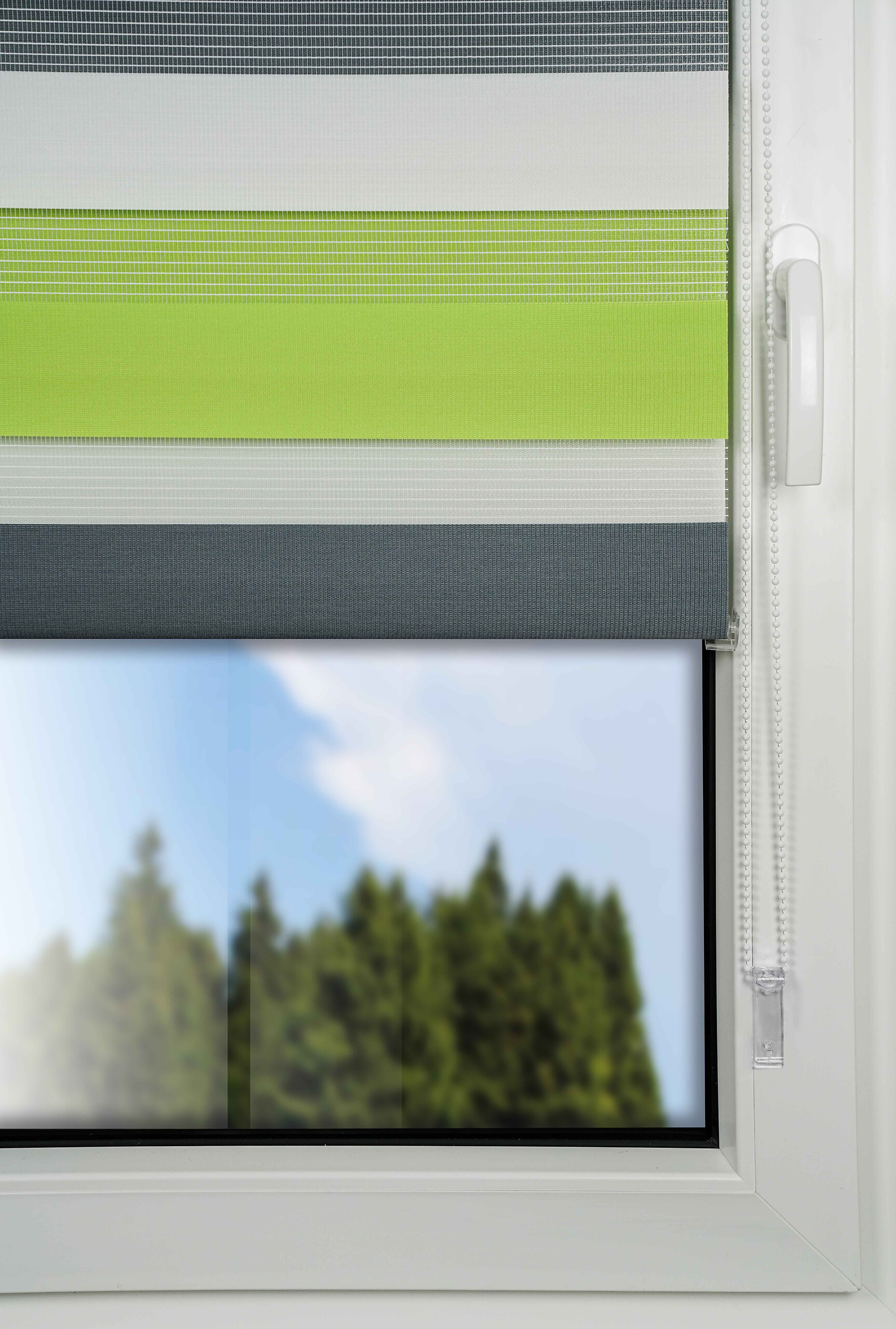 Doppelrollo Just-Triple grün B/L: ca. 80x160 cm