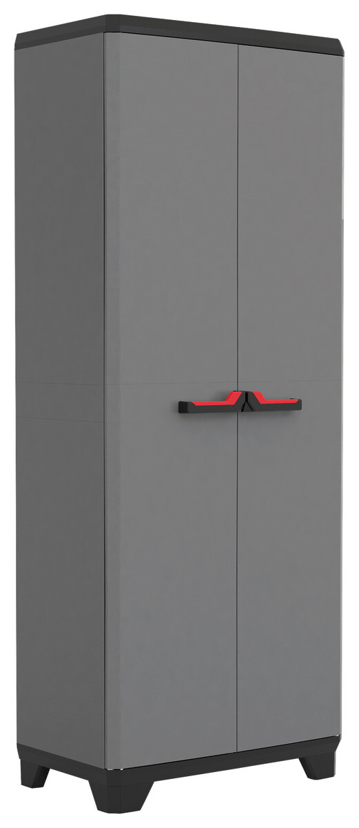 Keter Kunststoffschrank Stilo grau Kunststoff B/H/T: ca. 68x173x39 cm