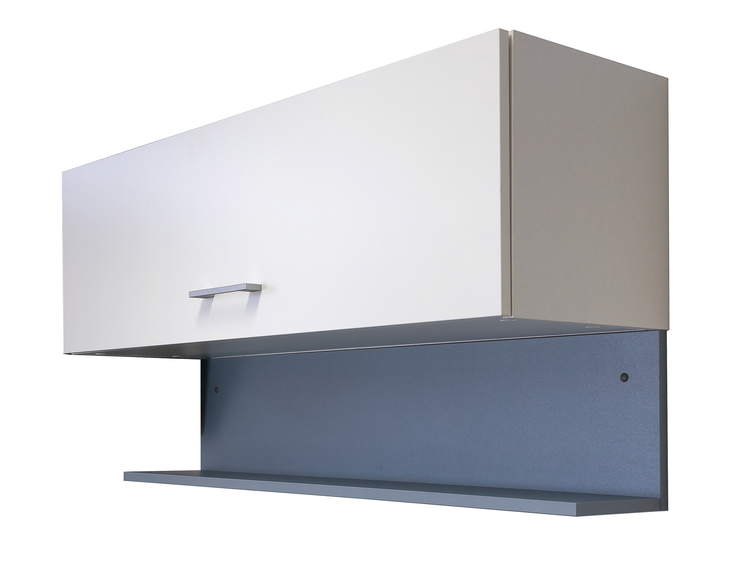 Flex-Well Eckregal Lucca blau B/H/T: ca. 100x23x19 cm