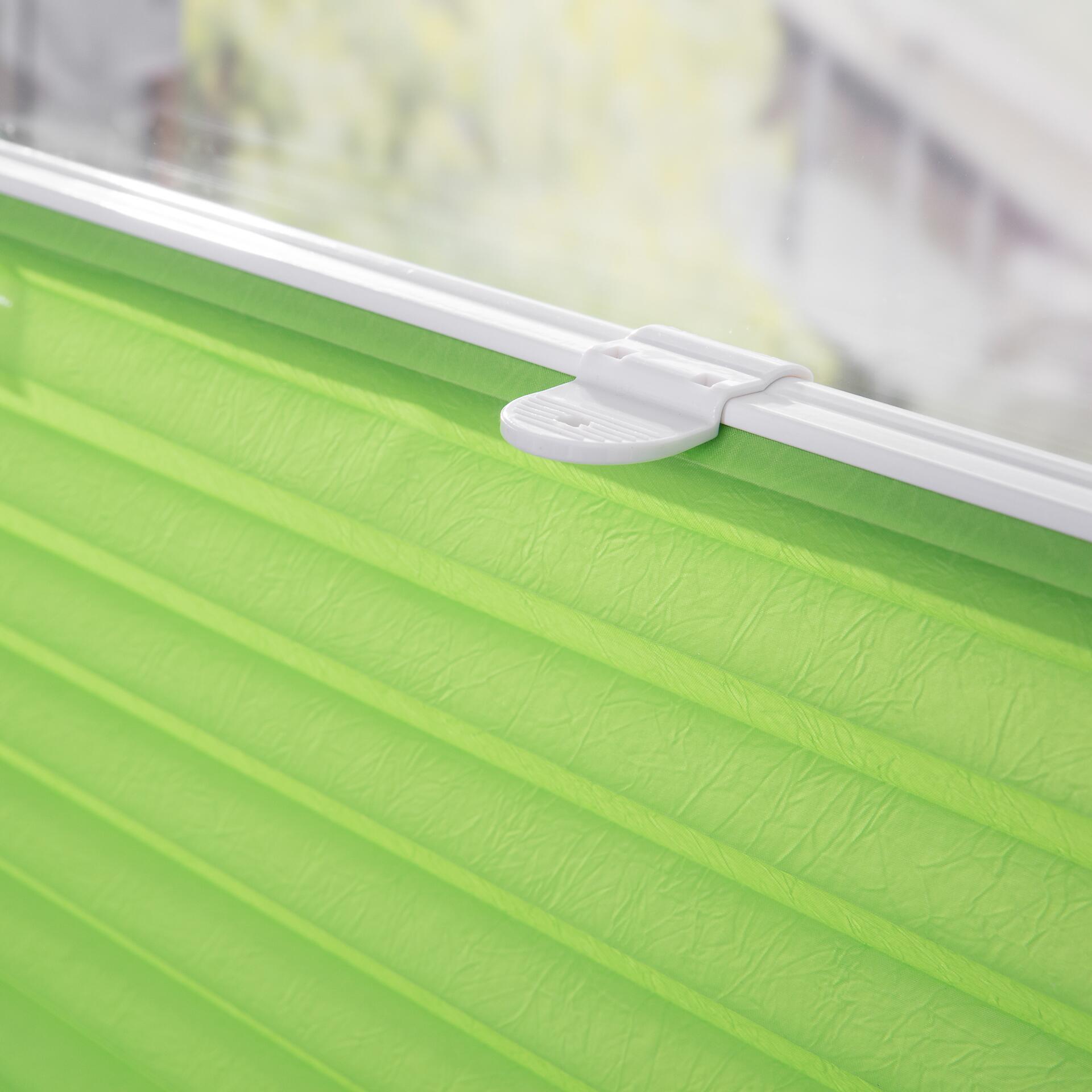 LICHTBLICK Spannplissee grün B/L: ca. 85x130 cm