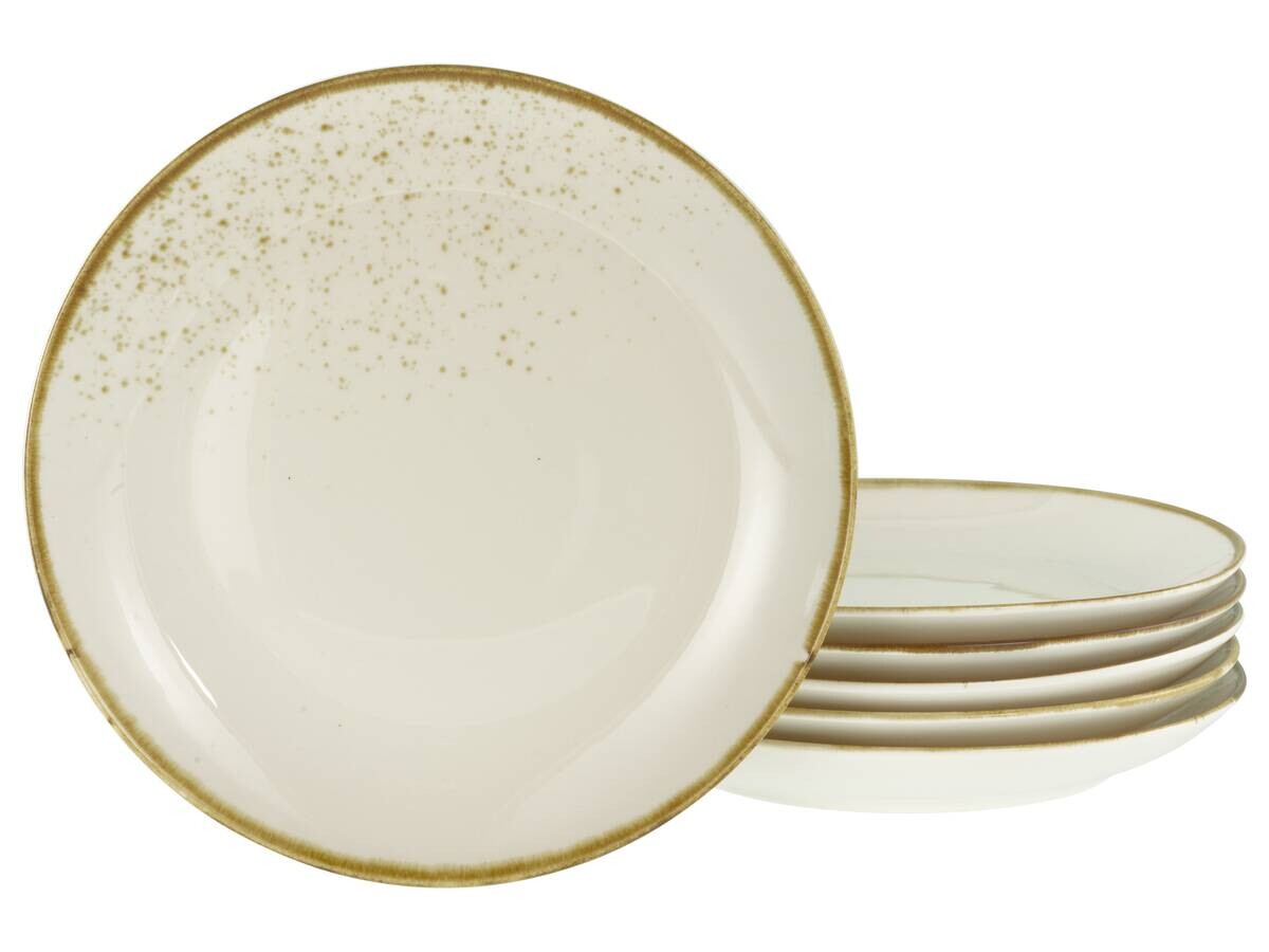 CreaTable Tellerset Nature Collection creme Steinzeug