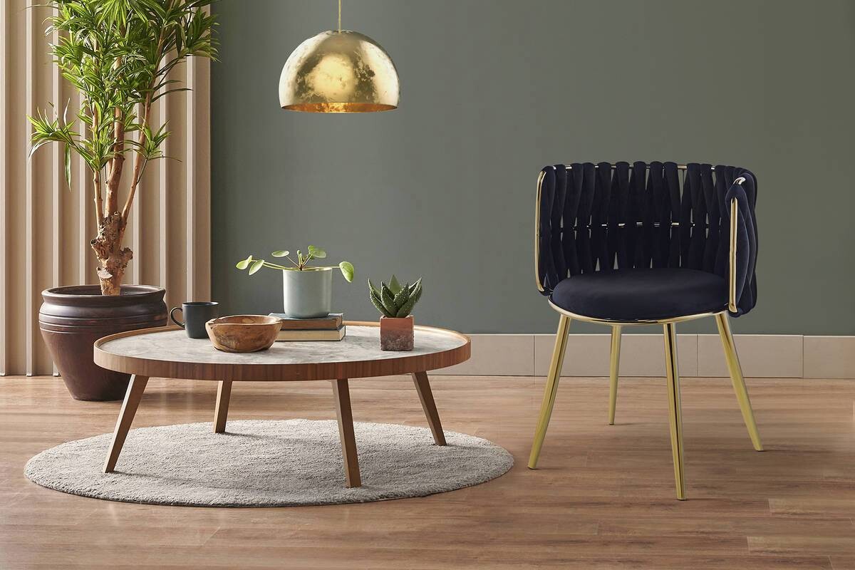 Stuhl Milla 100 2er-Set schwarz Microfaser B/H/T: ca. 57x80x53 cm