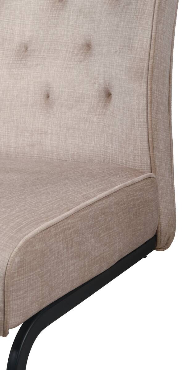 Schwingstuhl Canberra Cappuccino Samtoptik B/H/T: ca. 63x92x49 cm