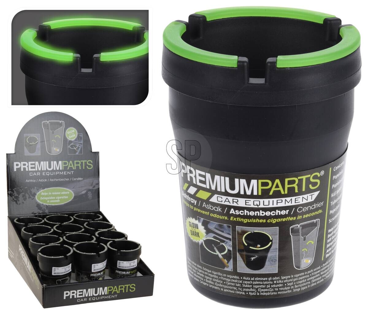 Aschenbecher schwarz Kunststoff Aschenbecher schwarz Kunststoff