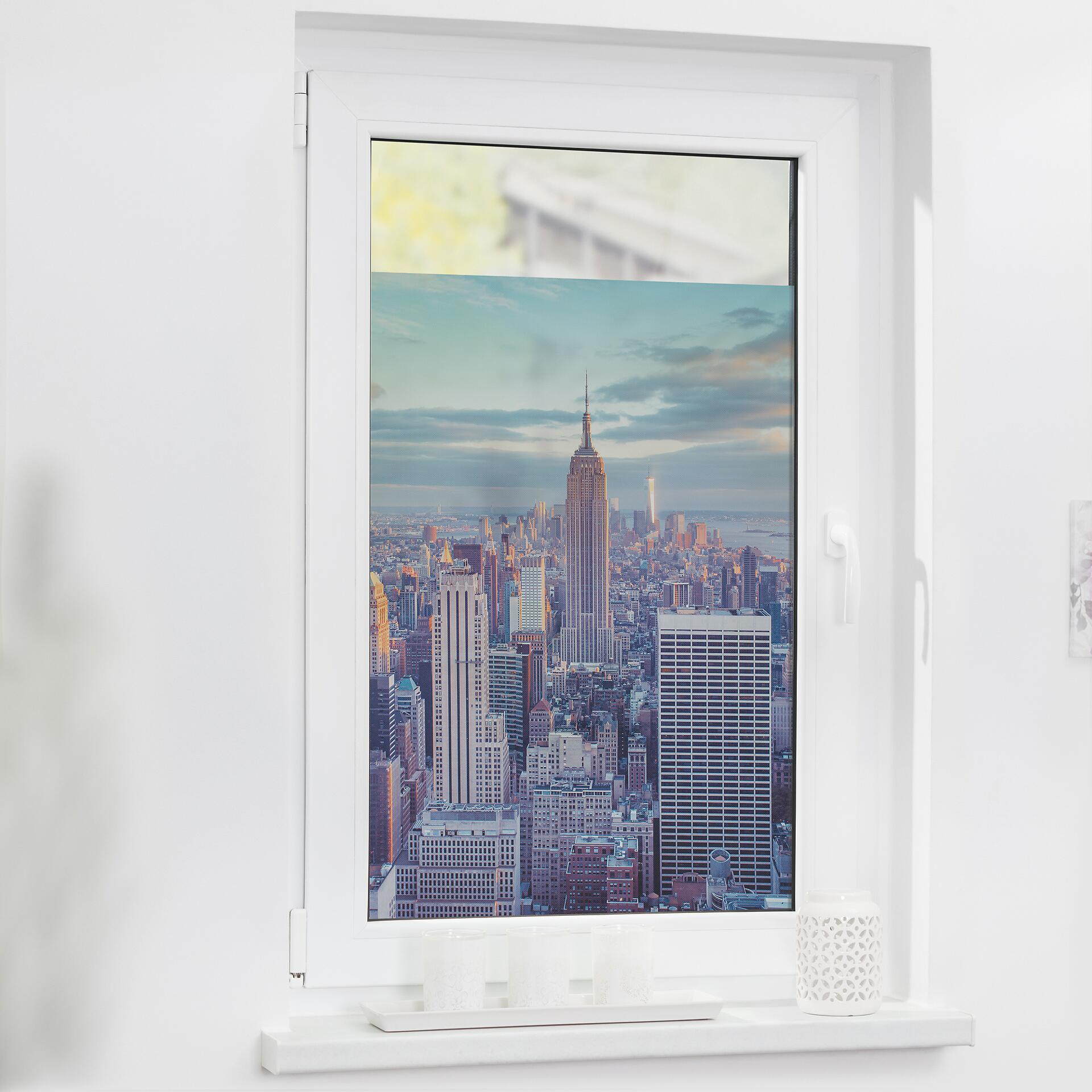 LICHTBLICK Fensterfolie New York New York New York bunt B/L: ca. 50x100 cm