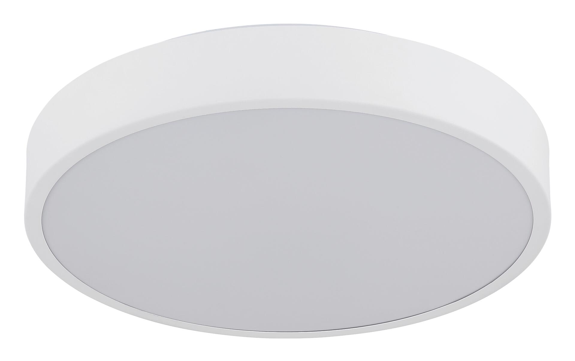 GLOBO LED-Deckenleuchte Opal weiß Kunststoff Metall H/D: ca. 7x33,2 cm 1 Brennstellen