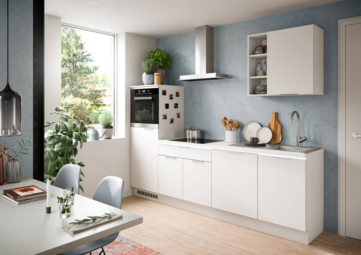 xonox.home Küchenblock Charly weiß B/H/T: ca. 260x222x60 cm xonox.home Küchenblock Charly weiß B/H/T: ca. 260x222x60 cm