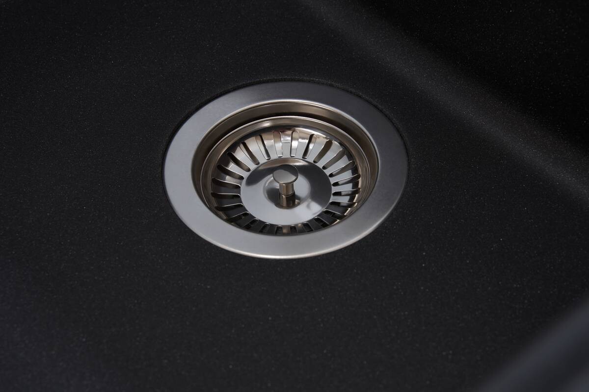 Respekta Einbauspüle Columbia 100 x 50 S schwarz Granitverbundmaterial B/H/T: ca. 100x18,5x50 cm