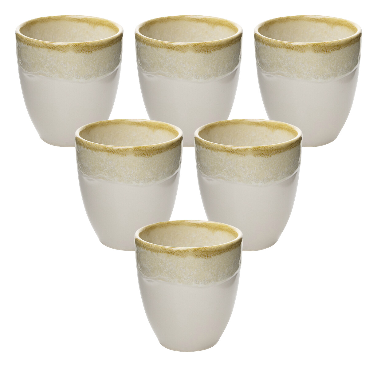 HermiaConcept Tassenset Sage 6-tlg. creme Keramik