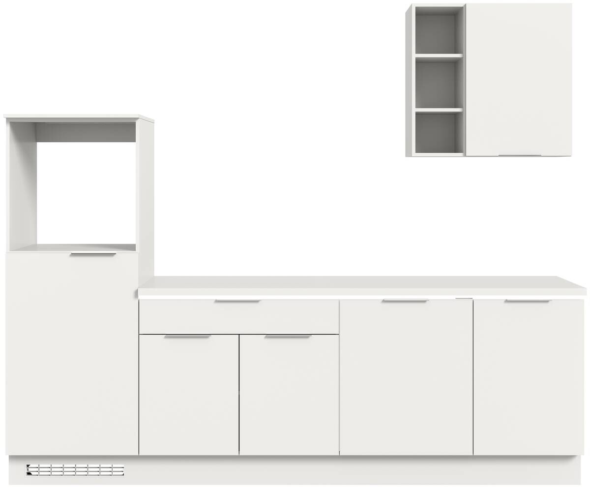 xonox.home Küchenblock Charly weiß B/H/T: ca. 260x222x60 cm