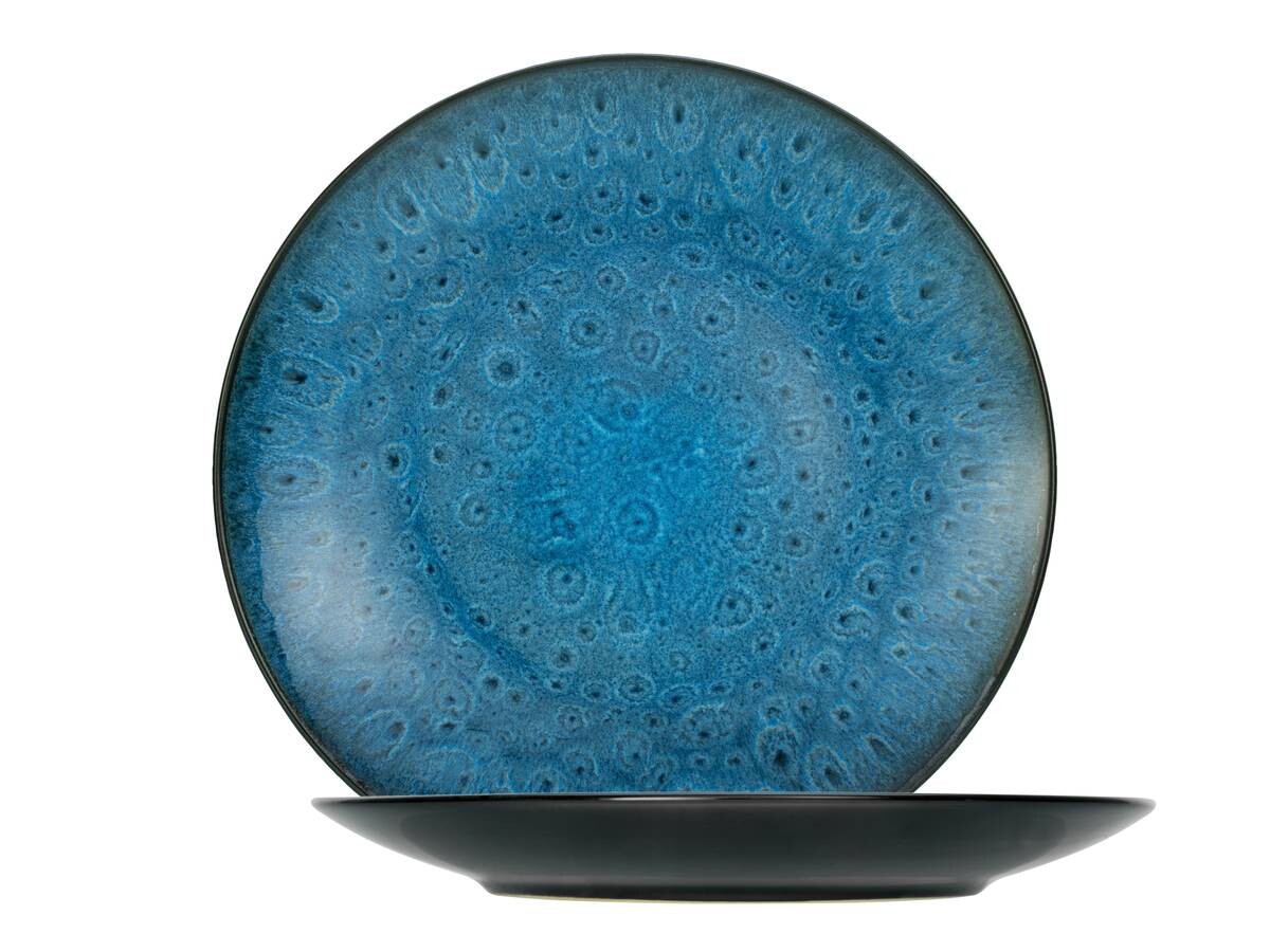 CreaTable Kombiservice Capri blau Keramik 16 tlg.