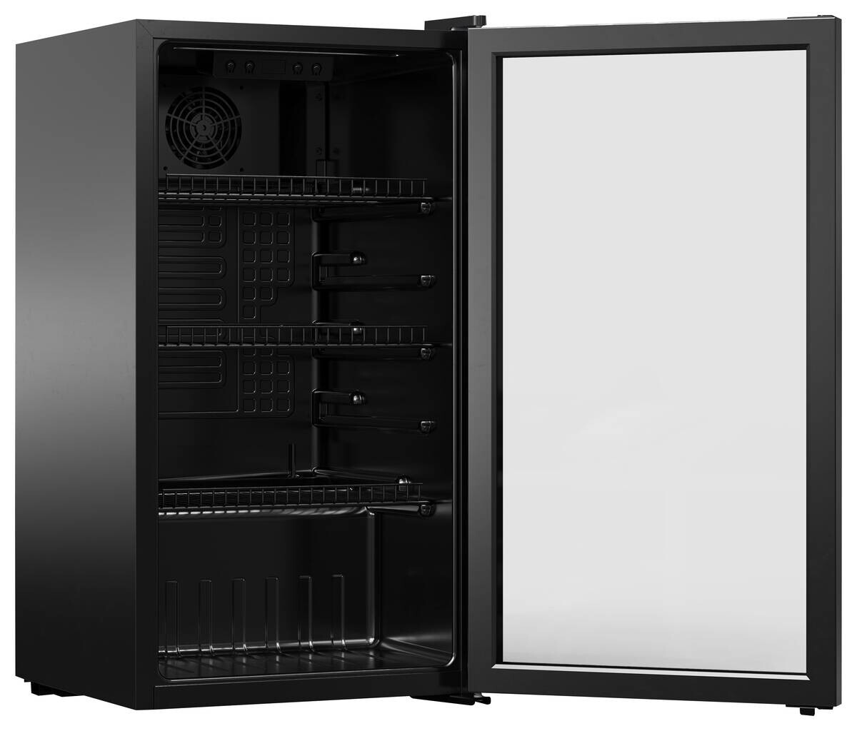 PKM Stand-Kühlschrank GKS83B schwarz B/H/T: ca. 44,5x83x47 cm