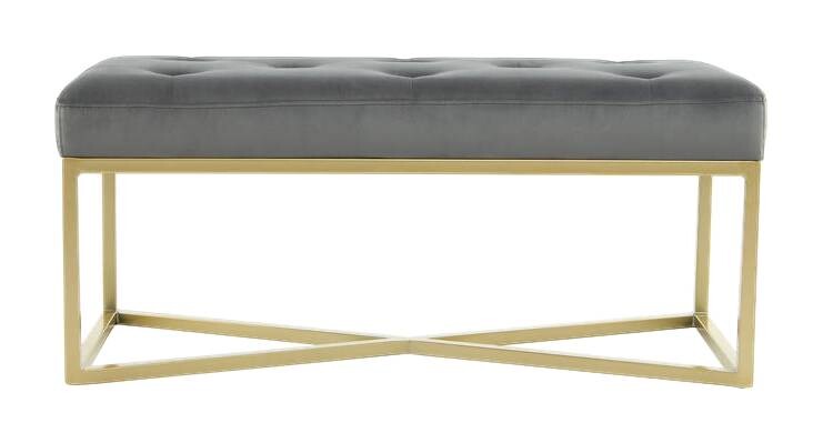 Sitzbank Cameron 100 grau B/H/T: ca. 90x40x40 cm