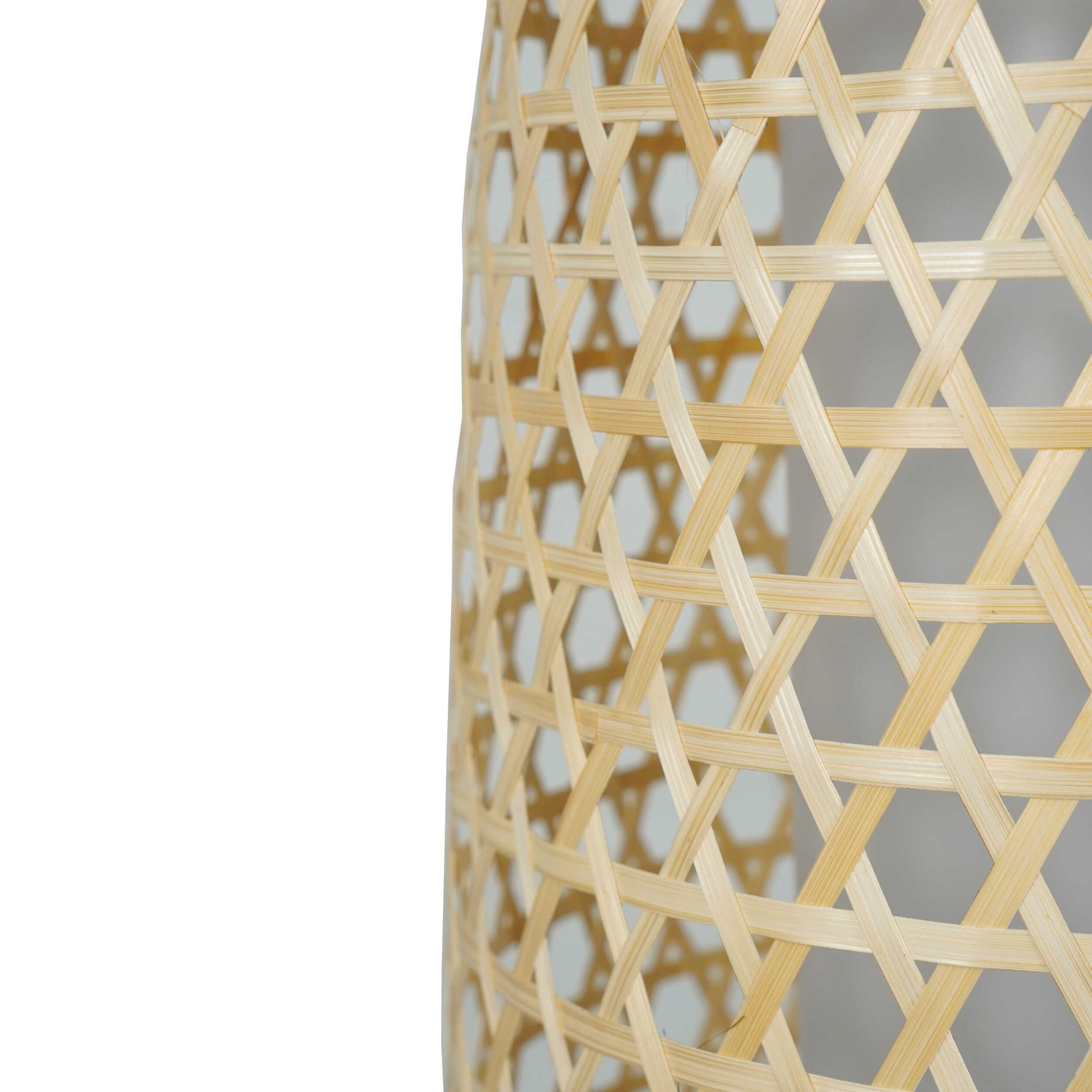 POCOline Stehleuchte Amaya Bambus H/D: ca. 120x30 cm E27 1 Brennstellen