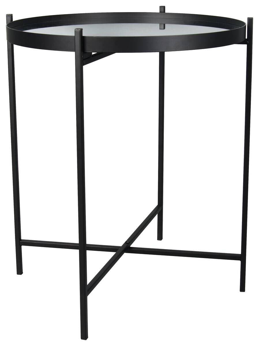 Beistelltisch Verena schwarz H/D: ca. 51x45 cm