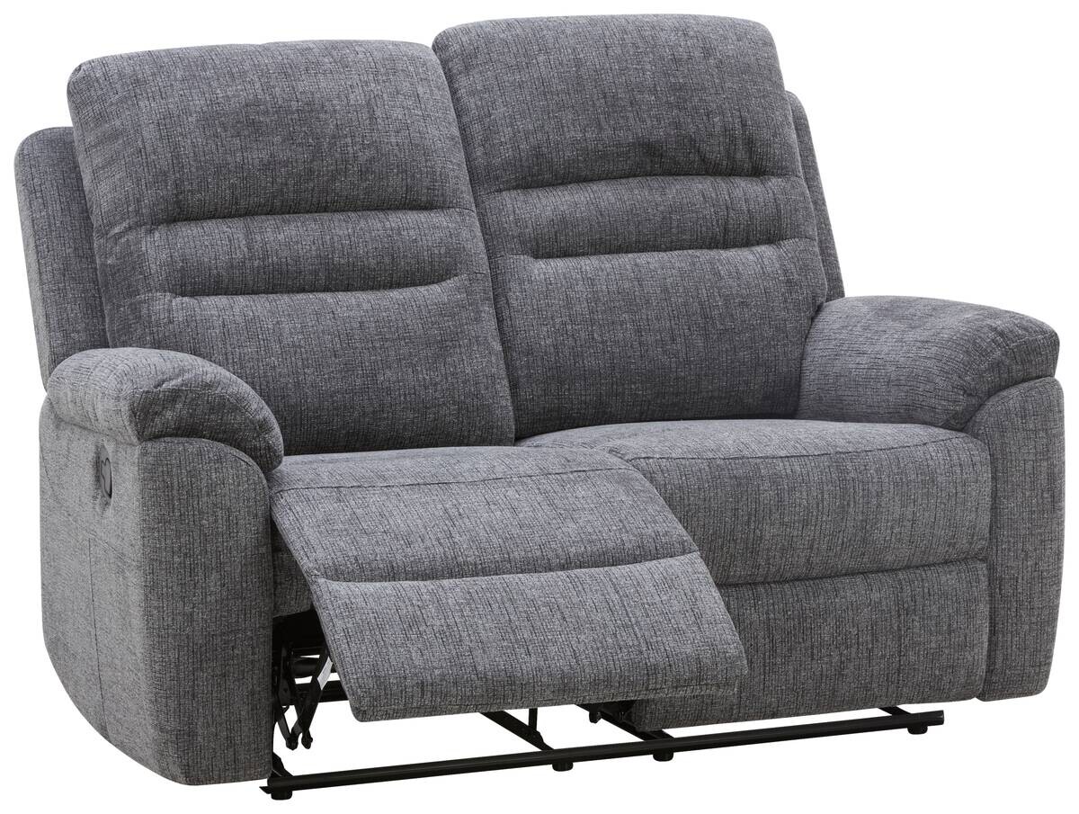 Sofa 3-2-1 KW 2028 dunkelgrau Microfaser