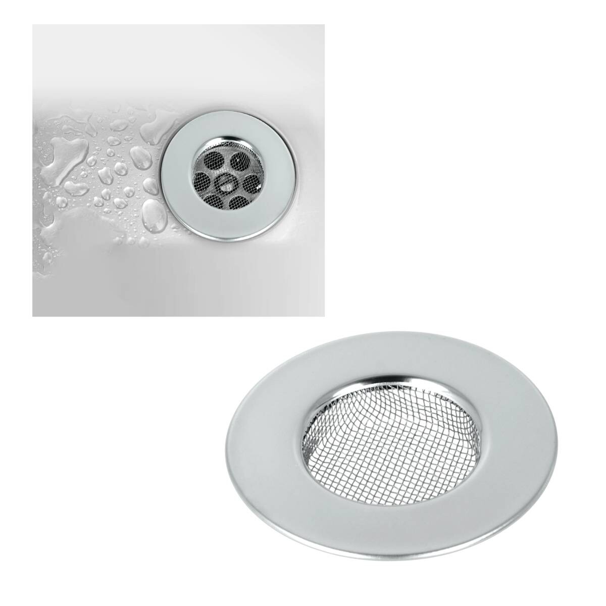 Metaltex Abflusssieb silber Edelstahl
