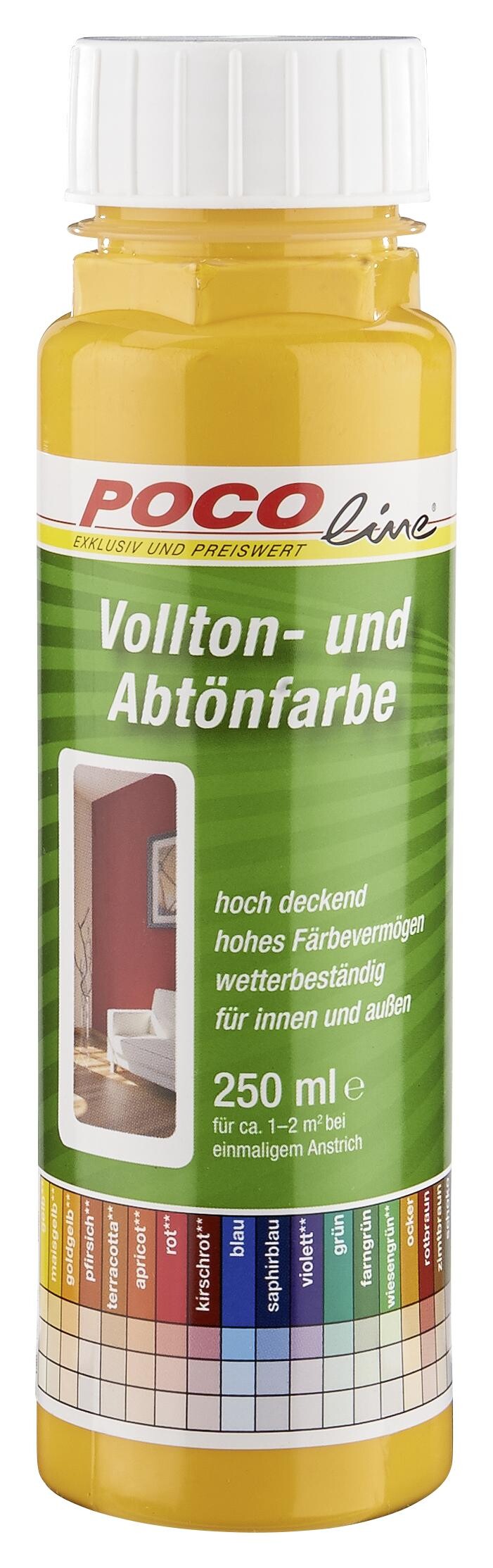 POCOline Vollton- und Abtönfarbe mais ca. 0,25 l