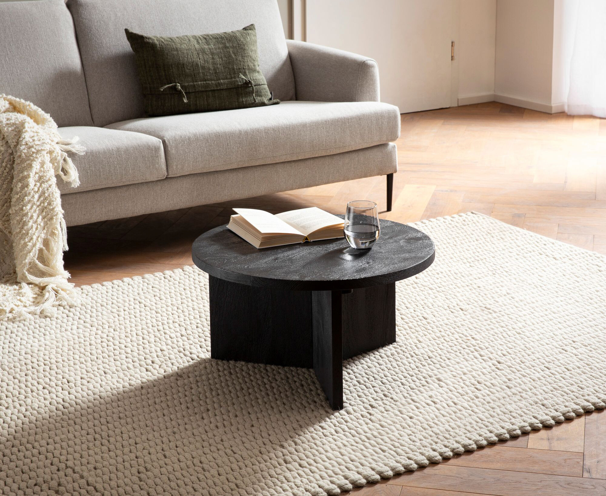 Wohnling Couchtisch H/D: ca. 33x60 cm