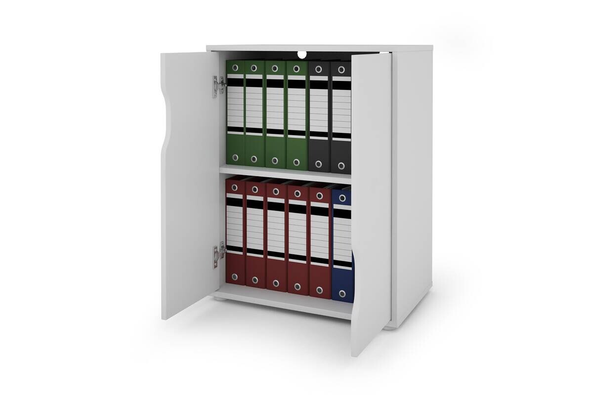 Aktenschrank BELFAST weiß B/H/T: ca. 60x76,5x37 cm