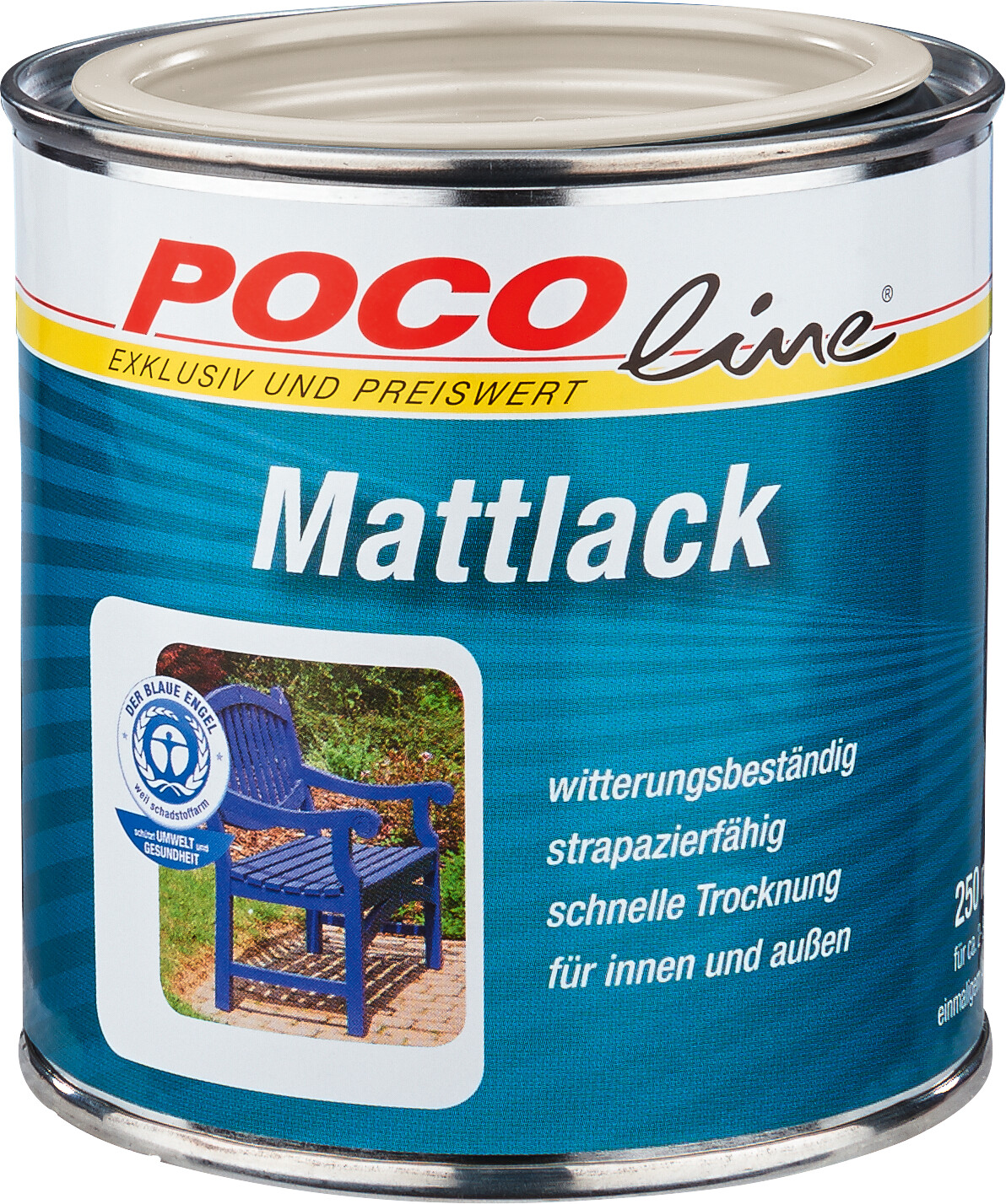 POCOline Mattlack cremeweiß ca. 0,25 l