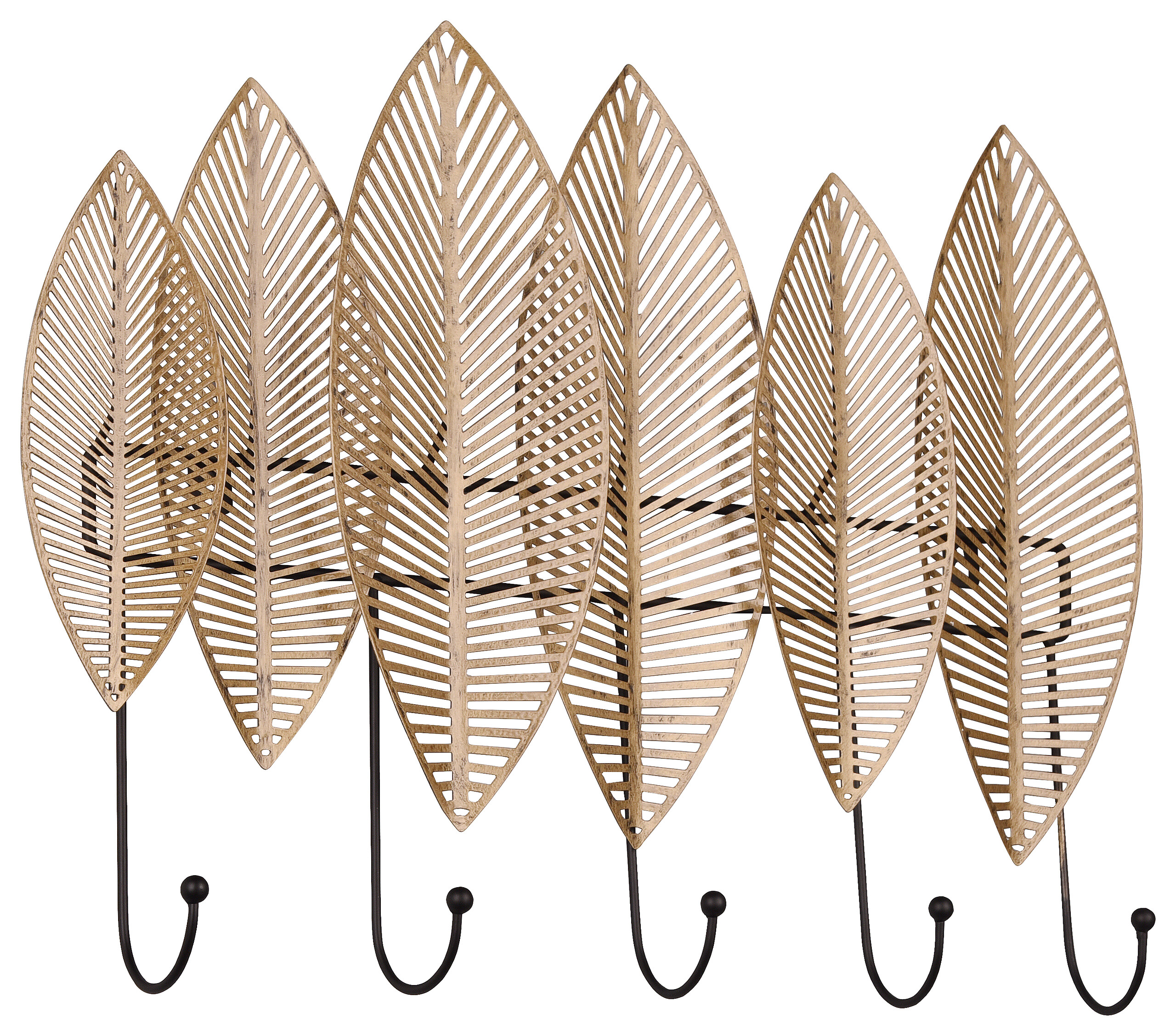 Wandgarderobe Palma gold Optik B/H/T: ca. 47x44x6 cm