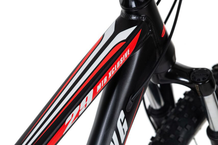 KS-Cycling Mountainbike Morzine Hardtail Morzine 29 Zoll Rahmenhöhe 5 cm 21 Gänge schwarz schwarz ca. 29 Zoll