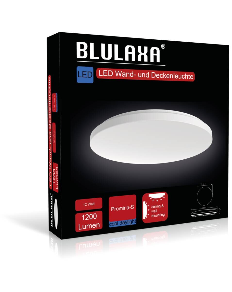 Blulaxa LED-Deckenleuchte Promina Kunststoff B/H/T: ca. 28x5,5x28 cm