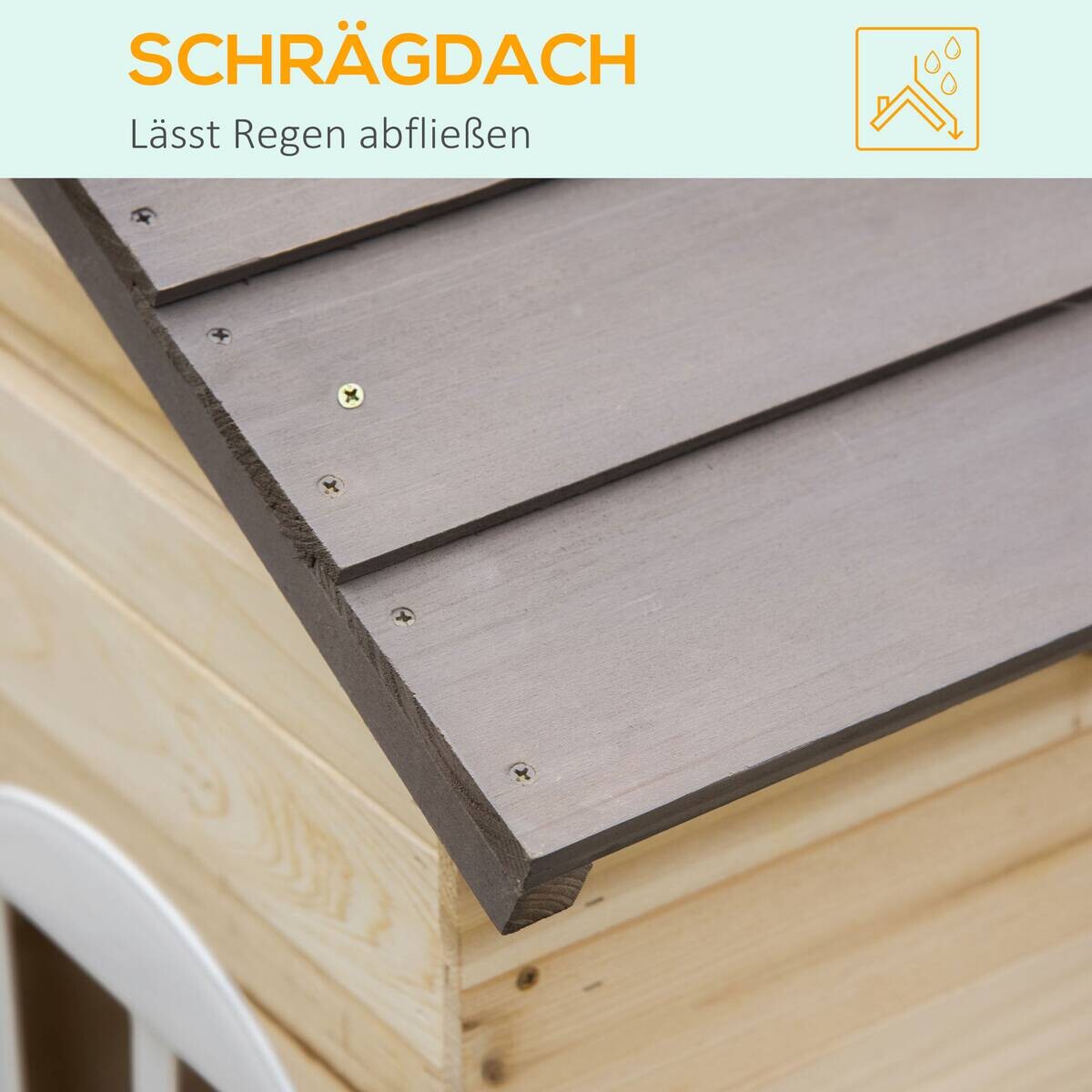 Outsunny Outdoor-Spielzeug grau B/H/L: ca. 94x113x134,5 cm