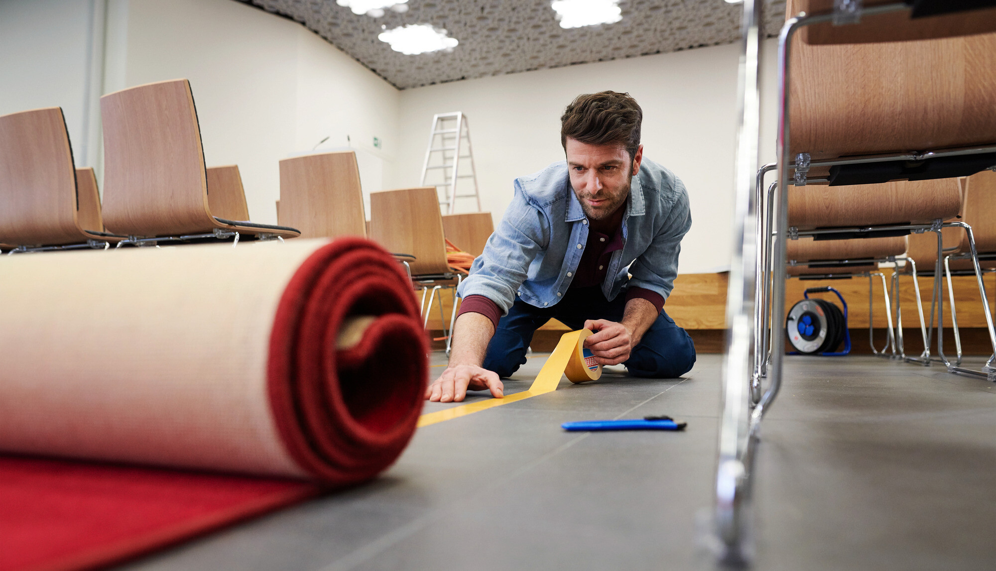 tesa Doppelseitiges Klebeband Universal B/L: ca. 3,8x2500 cm