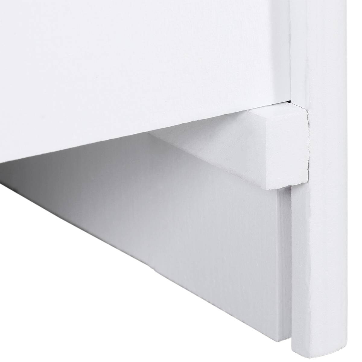 PawHut Haustiertreppe weiß Kiefer B/H/L: ca. 45x38x41 cm